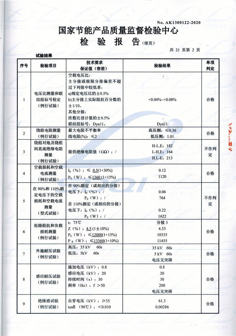 高低压试验报告-S11-1250乌当乌当乌当油浸式变压器-2.jpg